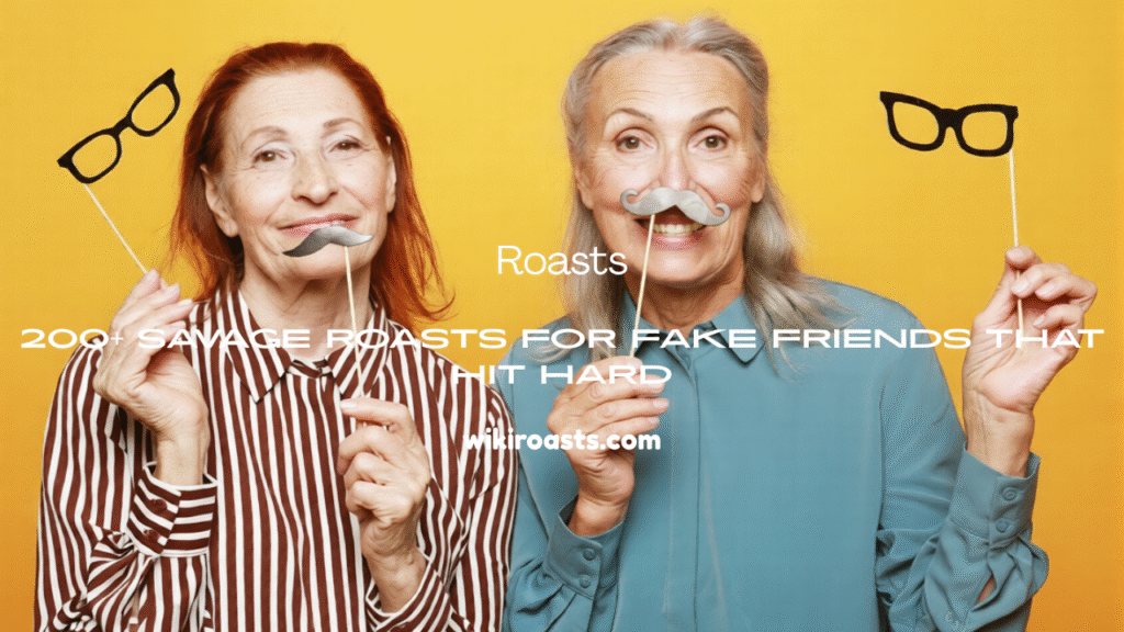 Savage Roasts for Fake Friends